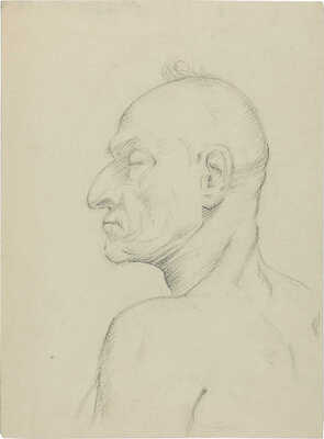 Маркова Валентина Петровна. Лот из двух портретов натурщика